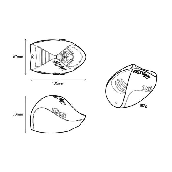 Pulse Solo Essential Dragon Eye - masturbators vīriešiem zilā krāsā limited