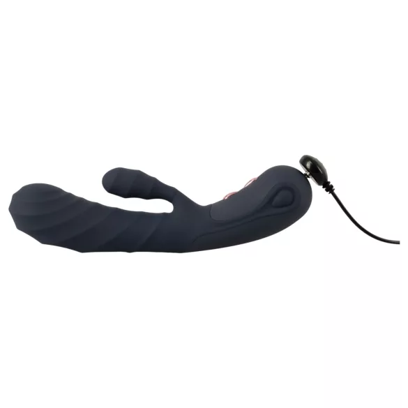 You2Toys - Oh! Rabbit klitora roktura vibrators (melns)