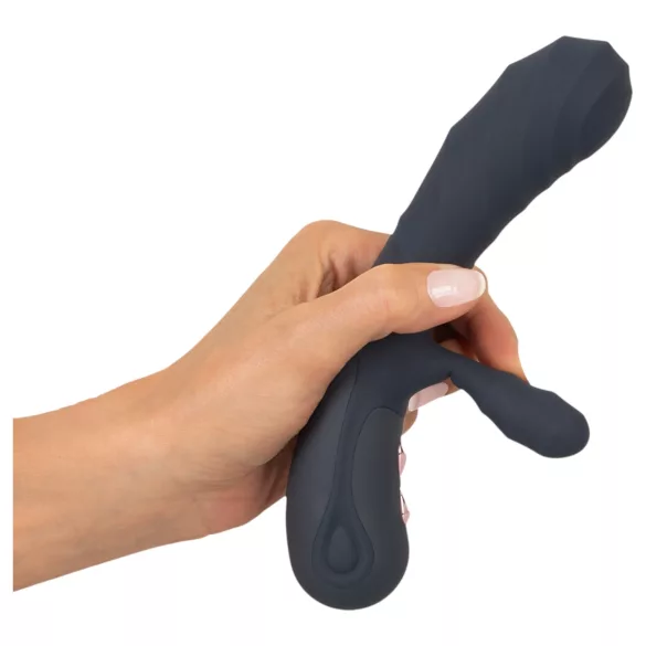 You2Toys - Oh! Rabbit klitora roktura vibrators (melns)