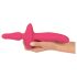 Pāra Izvēle - 2in1 vibrators un anālais spraudnis (rozā)