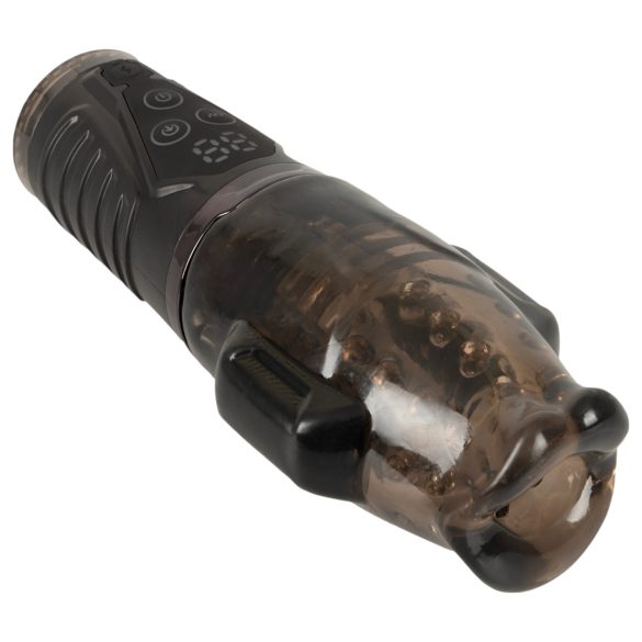 Strokers - sūkšanas, vibrējošs masturbators (pelēks)