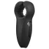 Rebel - vibrējošs dzimumlocekļa stimulators ar kustīgu rokturi melns