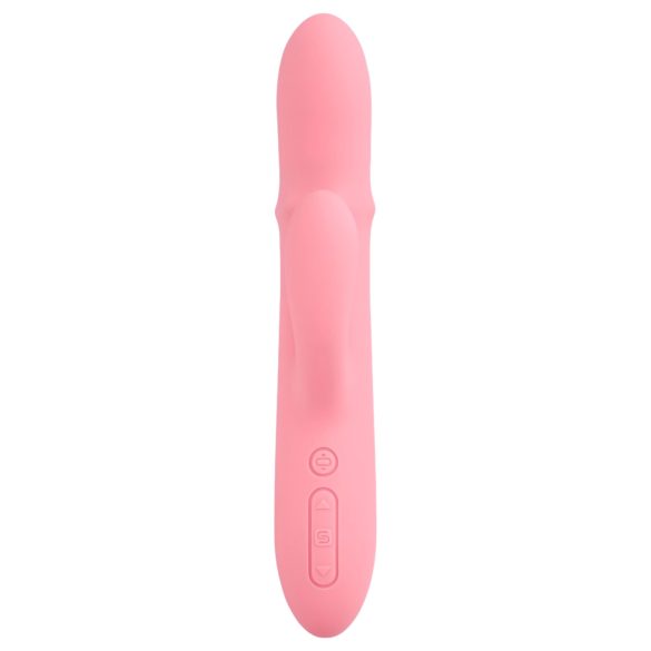 Svakom Mora Neo - vibrators ar klitora stimulatoru un pērļu struktūru rozā