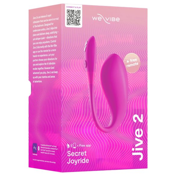 We-Vibe Jive 2 - uzlādējama, gudra vibrējošā ola (rozā)