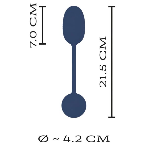 You2Toys vibrējošā ola ar pulti, melna