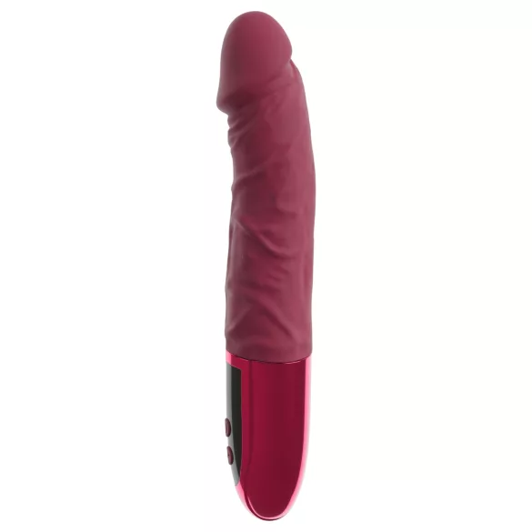 Beau Coeur Varelo - reālistisks, uzlādējams silikona vibrators (sarkans)