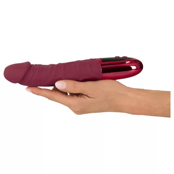 Beau Coeur Varelo - reālistisks, uzlādējams silikona vibrators (sarkans)
