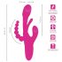 SMILE - trīskāršais rokas, mēles vibrators (rozā)