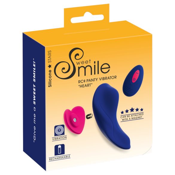 Smile RC Biksīšu Vibrators ar Tālvadību (zils)