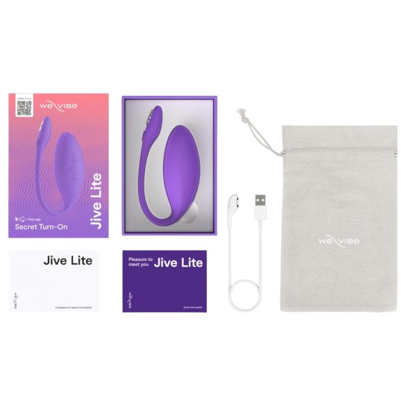 We-Vibe Jive Lite - vibrējošā olas, uzlādējama, vadāma ar lietotni, violeta