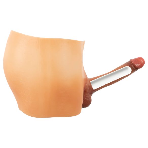 You2Toys ultra reālistiska vibrējoša strap-on penis naturāls