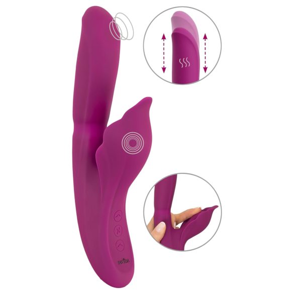 Javida - 4in1 G punkta un klitora vibrators violets