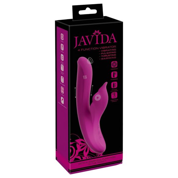Javida - 4in1 G punkta un klitora vibrators violets