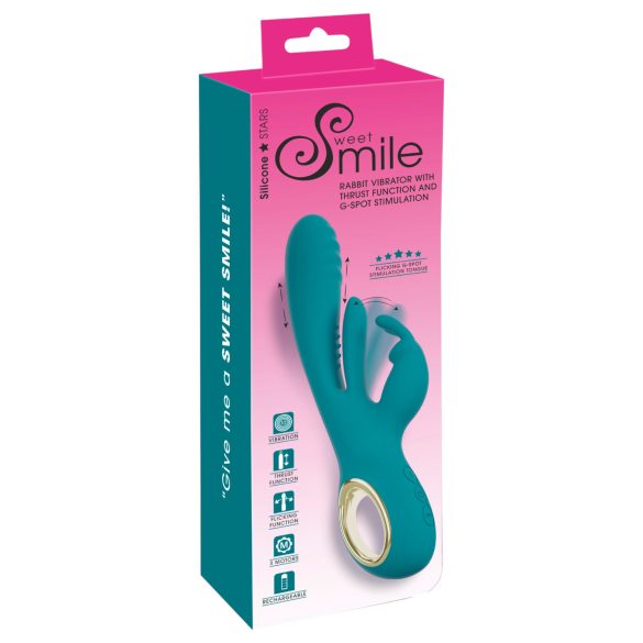 Smile - G-punkta un klitora vibrators zaļš