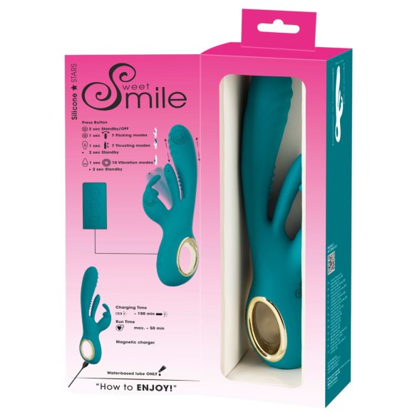 Smile - G-punkta un klitora vibrators zaļš