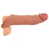 Realistixxx - vibrējošs dzimumlocekļa uzmava ar tālvadību 20 cm naturāls