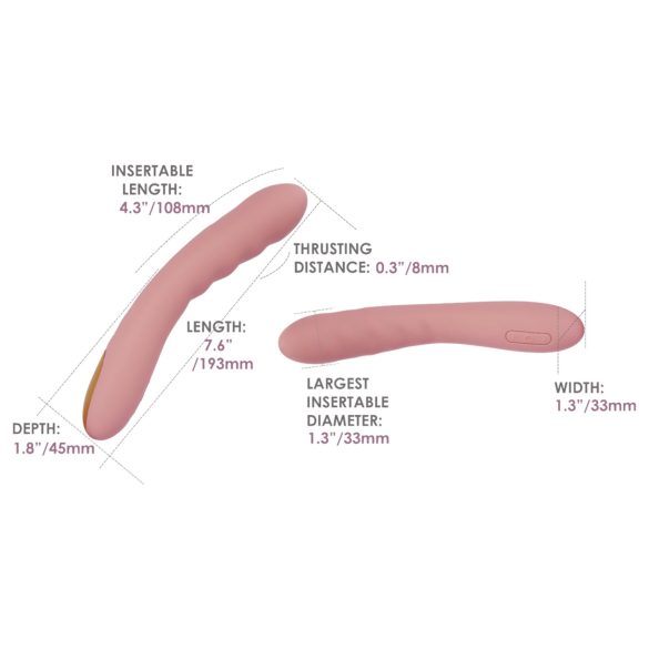 Svakom Ava Neo - viedais stumjošais vibrators rozā