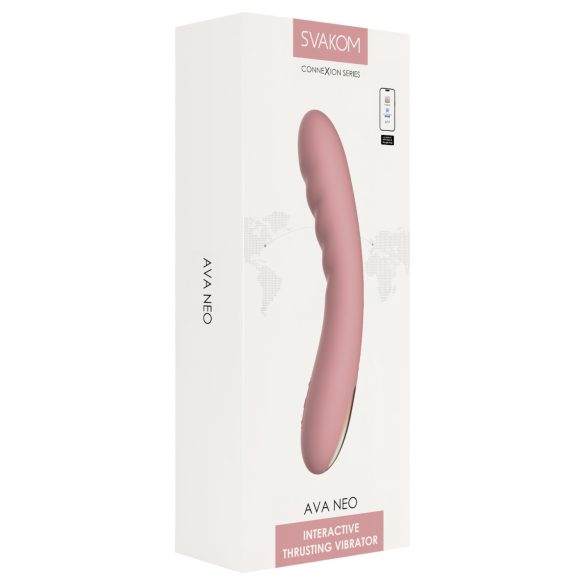 Svakom Ava Neo - viedais stumjošais vibrators rozā