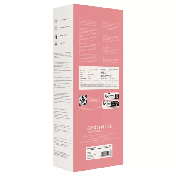 Svakom Ava Neo - gudrs, lietotnē vadāms, kustīgs G-punkta vibrators (rozā)