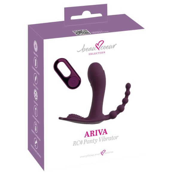 Beau Coeur Ariva - vibro biksīšu stimulators 3 vienā lila