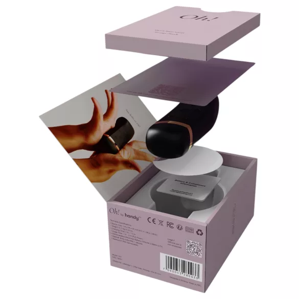 The Handy Oh! - ResoTouch vibrators (melns)