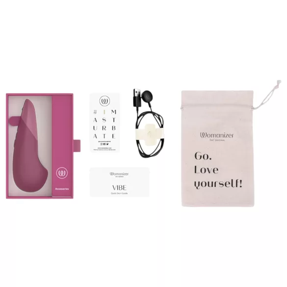 Womanizer Vibe - klitora vibrators rozā