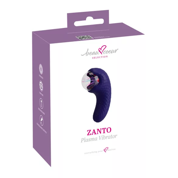 Beau Coeur Zanto - vibrators ar plazmas tehnoloģiju zils