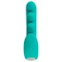 Beau Coeur Sylora - divi vienā vibrators ar pērlītēm zaļš