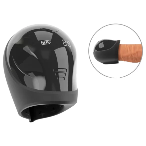 Rebel - ūdensizturīgs galviņas vibrators melns