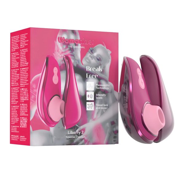 Womanizer Liberty 2 Iggy Azalea - gaisa viļņu klitora stimulators (rozā)