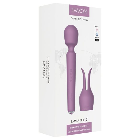 Svakom Emma Neo 2 - gudrais masieris vibrators (violets)