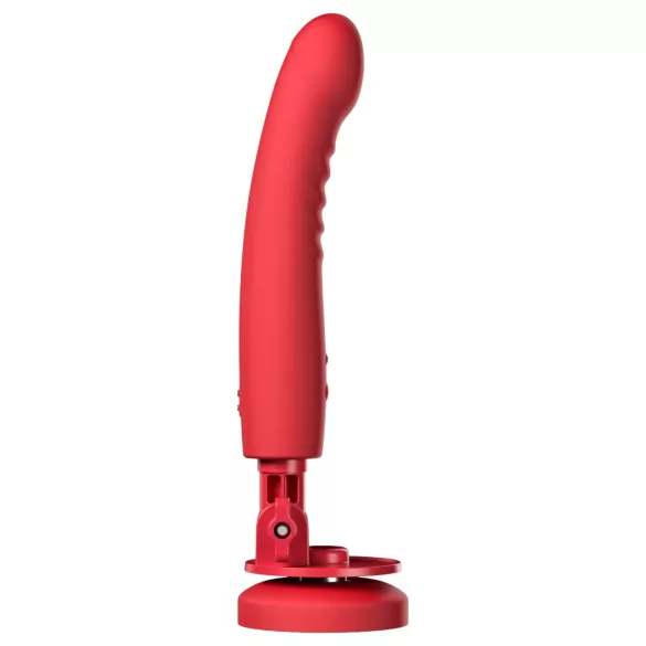 LOVENSE Mission 2 - gudrais vibrators ar piesūcekni (sarkans)