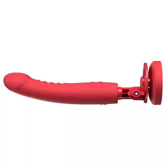 LOVENSE Mission 2 - gudrais vibrators ar piesūcekni (sarkans)