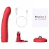 LOVENSE Mission 2 - gudrais vibrators ar piesūcekni (sarkans)