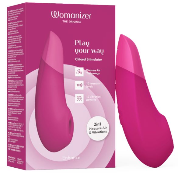 Womanizer Enhance - klitora stimulators ar gaisa viļņiem rozā