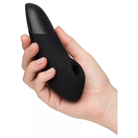 Womanizer Enhance 2in1 gaisa viļņu klitora stimulators un vibrators (melns)