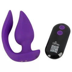   Smile - 2in1 anālais vibrators un klitora stimulators violets