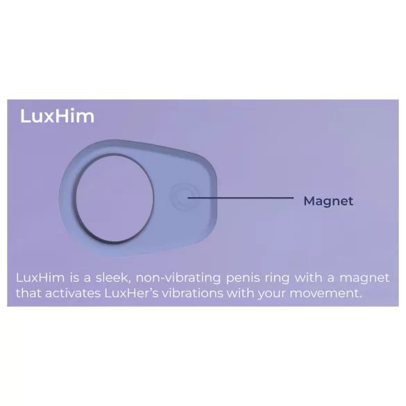 LUXUS Climax Together by Kiiroo - magnētisks, ar lietotni vadāms pāru vibratora komplekts