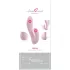 Beau Coeur Cerya - mini klitora vibrators ar rokturi gaiši rozā