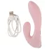 Beau Coeur Cerya - mini klitora vibrators ar rokturi gaiši rozā