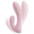 Beau Coeur Cerya - mini klitora vibrators ar rokturi gaiši rozā