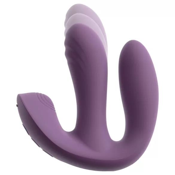 Beau Coeur Mireva - vibrators ar trīs zariem, tālvadība, violets