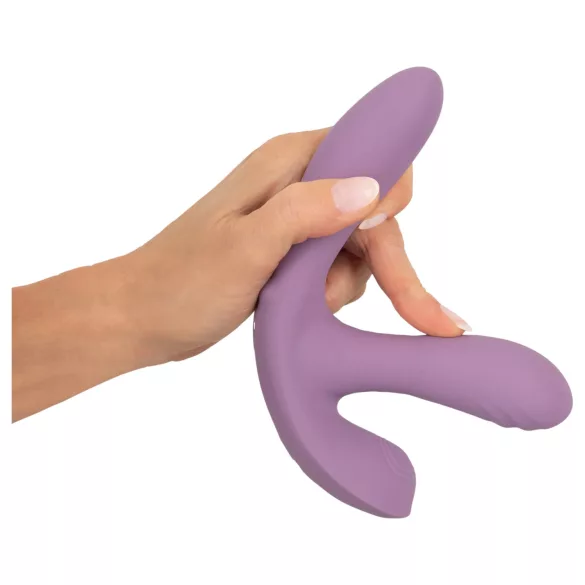 Beau Coeur Mireva - vibrators ar trīs zariem, tālvadība, violets