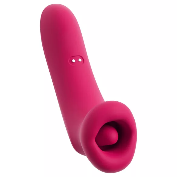 You2Toys Oral Fun - sūcošs un ar mēlīti aprīkots klitora stimulators (rozā)