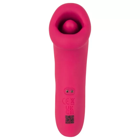 You2Toys Oral Fun - sūcošs un ar mēlīti aprīkots klitora stimulators (rozā)