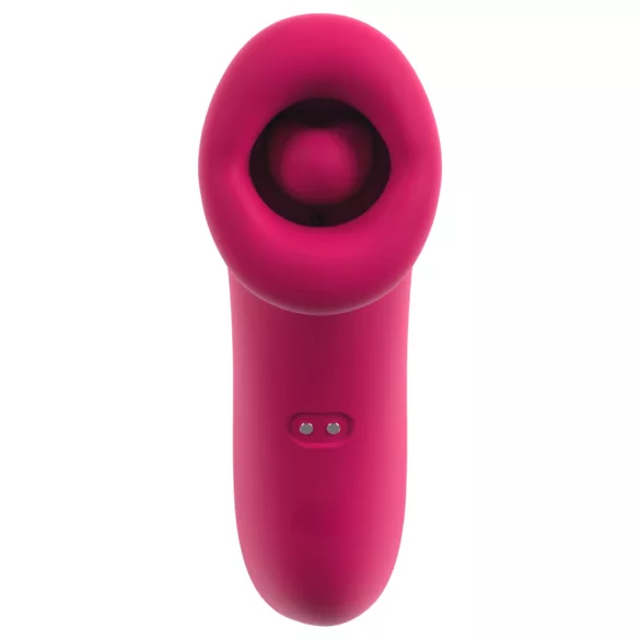 You2Toys Oral Fun - sūcošs un ar mēlīti aprīkots klitora stimulators (rozā)