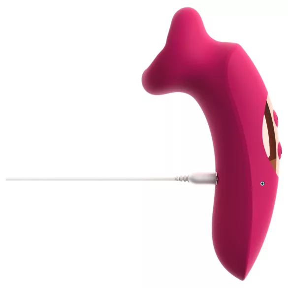 You2Toys Oral Fun - sūcošs un ar mēlīti aprīkots klitora stimulators (rozā)