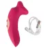 You2Toys Oral Fun - sūcošs un ar mēlīti aprīkots klitora stimulators (rozā)