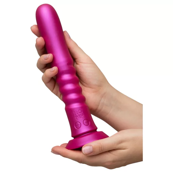 ROMP Jiggle - stūmējvibrators ar piesūcekni (rozā)
