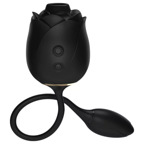 Fifty Shades of Grey - klitora stimulators un vibro olas (melns)